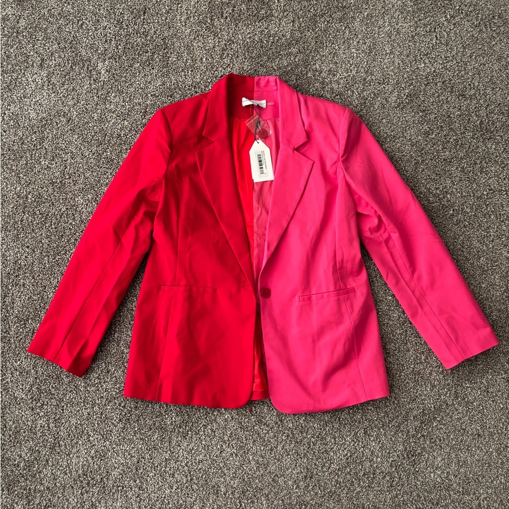 English Factory Color Block Blazer Size XL